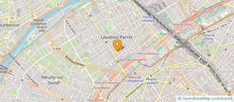 localisation de l'entreprise MADAME STEPHANIE GROS à LEVALLOIS-PERRET