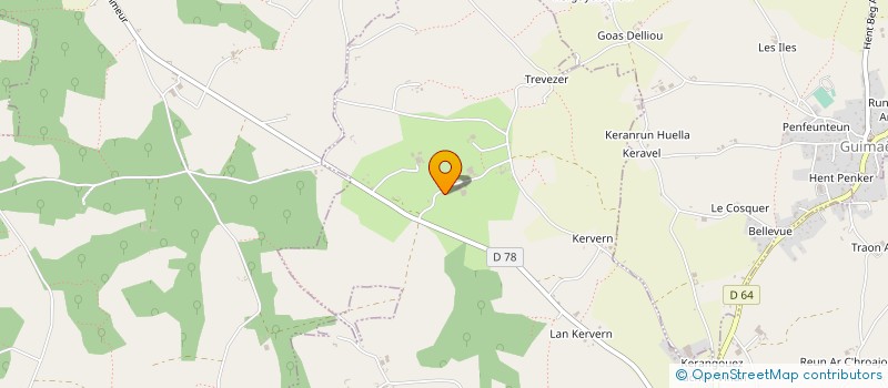 localisation de l'entreprise MADAME STEPHANIE GROT  LANMEUR