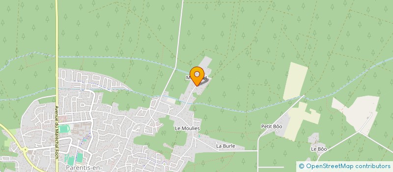 localisation de l'entreprise MADAME STEPHANIE GUEBEL  PARENTIS-EN-BORN