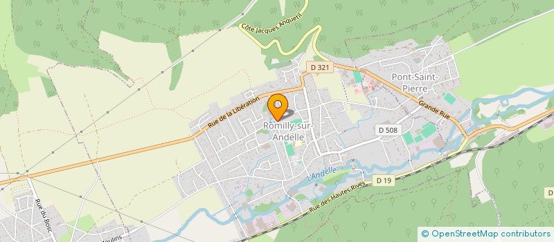 localisation de l'entreprise MADAME STEPHANIE GUENIER  ROMILLY-SUR-ANDELLE