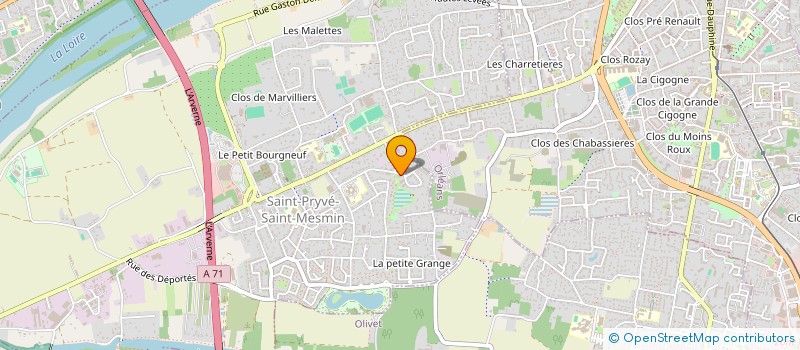 localisation de l'entreprise MADAME STEPHANIE GUERELA  SAINT-PRYVE-SAINT-MESMIN