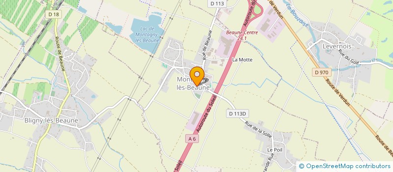 localisation de l'entreprise MADAME STEPHANIE GUERIN à MONTAGNY-LES-BEAUNE