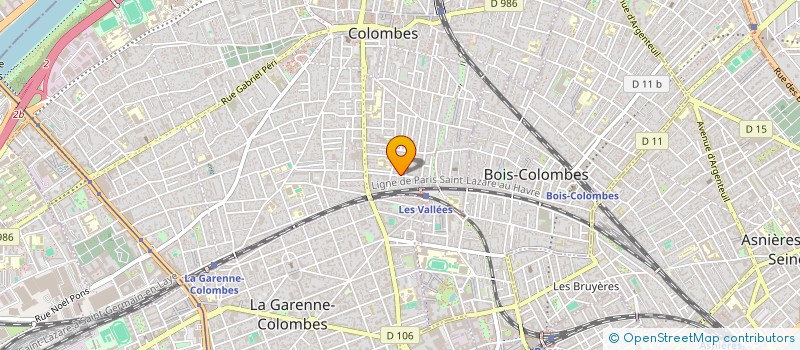 localisation de l'entreprise MADAME STEPHANIE GUERREAU-LAMBERT  COLOMBES