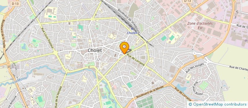 localisation de l'entreprise MADAME STEPHANIE GUESDON à CHOLET