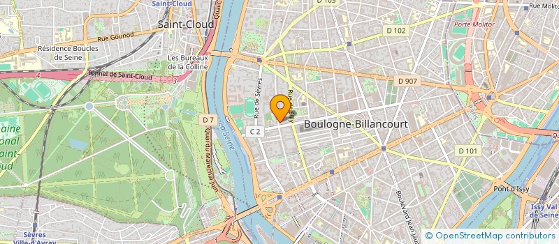 localisation de l'entreprise MADAME STEPHANIE GUET à BOULOGNE-BILLANCOURT
