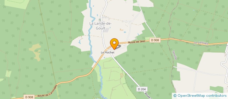 localisation de l'entreprise MADAME STEPHANIE GUIBOUT  LA LANDE-DE-GOULT