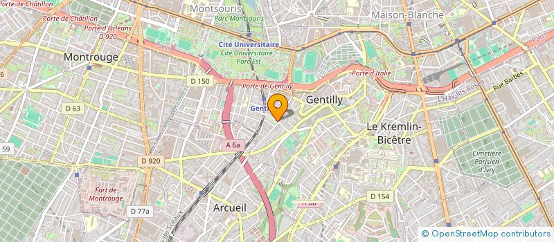 localisation de l'entreprise MADAME STEPHANIE GUILLARD  GENTILLY