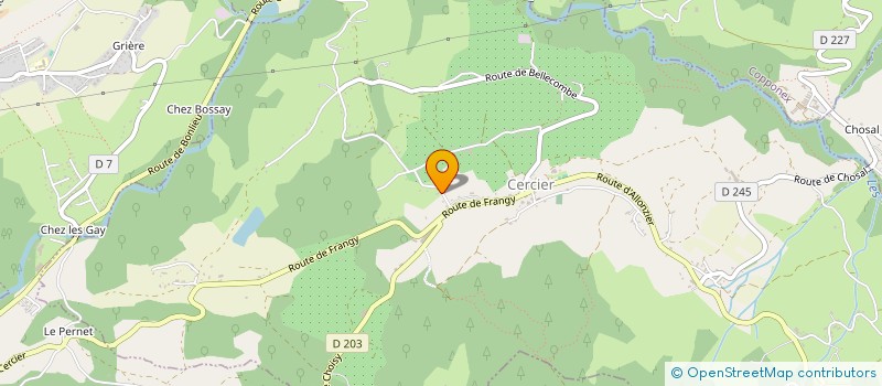 localisation de l'entreprise MADAME STEPHANIE GUILLAUME  CERCIER