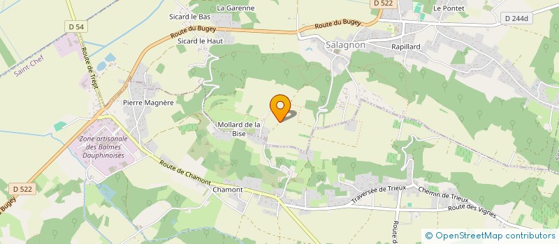 localisation de l'entreprise MADAME STEPHANIE GUILLERMARD  SAINT-CHEF