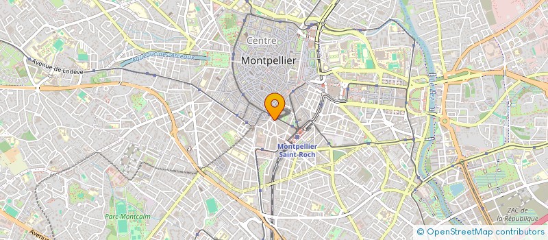 localisation de l'entreprise MADAME STEPHANIE GUILLET à MONTPELLIER