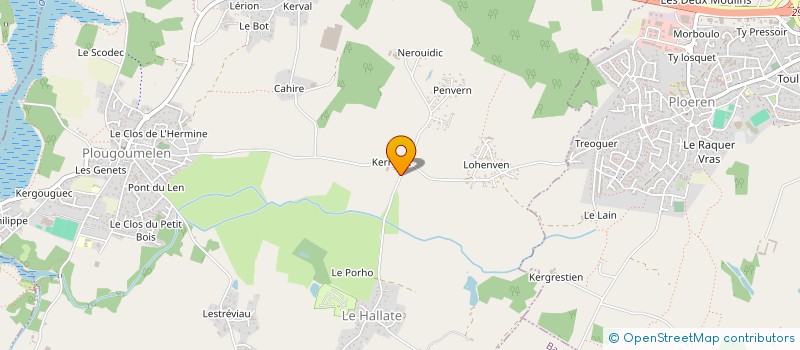 localisation de l'entreprise MADAME STEPHANIE GUILLO  PLOUGOUMELEN