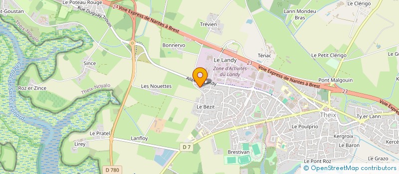 localisation de l'entreprise MADAME STEPHANIE GUILLO  THEIX-NOYALO