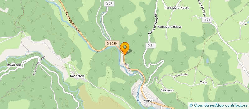 localisation de l'entreprise MADAME STEPHANIE GUILLOT  SAINTE-AGATHE-LA-BOUTERESSE