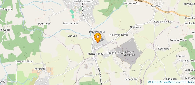 localisation de l'entreprise MADAME STEPHANIE GUILLOU  SAINT-EVARZEC