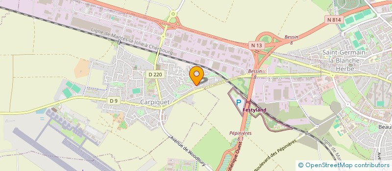 localisation de l'entreprise MADAME STEPHANIE GUY  CARPIQUET