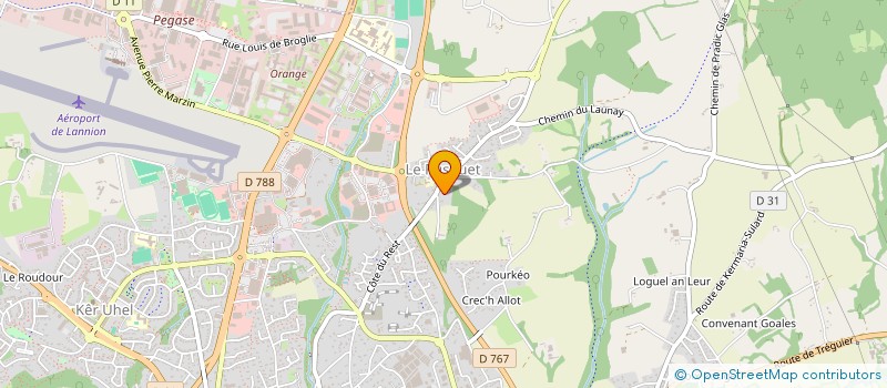 localisation de l'entreprise MADAME STEPHANIE GUYOMAR à LANNION