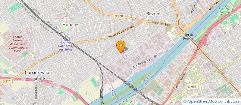 localisation de l'entreprise MADAME STEPHANIE HAGGETT  CARRIERES-SUR-SEINE