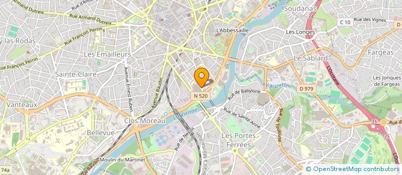 localisation de l'entreprise MADAME STEPHANIE HAMELIN à LIMOGES