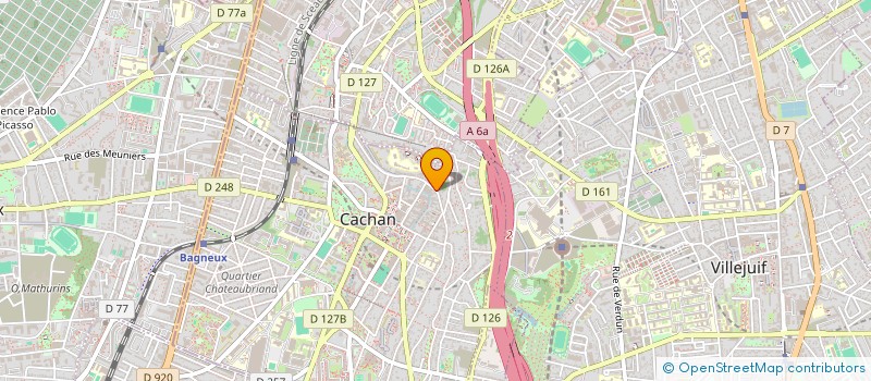 localisation de l'entreprise MADAME STEPHANIE HAMMOU  CACHAN