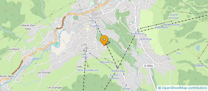 localisation de l'entreprise MADAME STEPHANIE HAMOD  MEGEVE