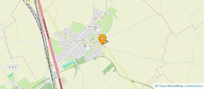 localisation de l'entreprise MADAME STEPHANIE HANOT  CROISILLES