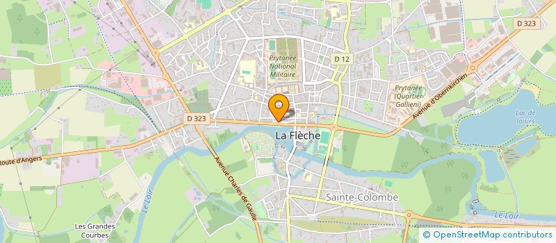 localisation de l'entreprise MADAME STEPHANIE HANQUART  LA FLECHE