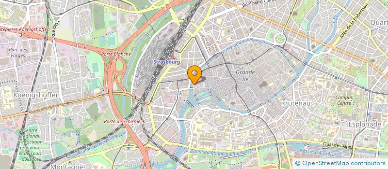 localisation de l'entreprise MADAME STEPHANIE HANS à STRASBOURG