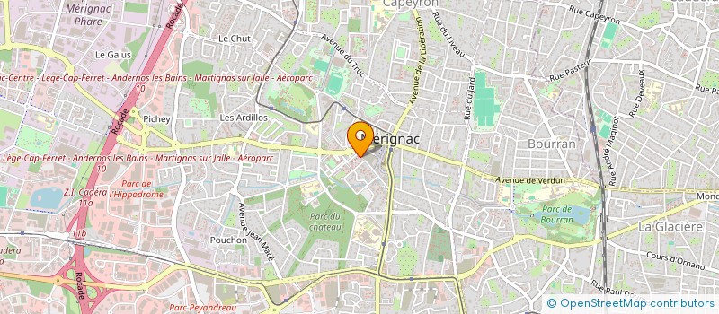 localisation de l'entreprise MADAME STEPHANIE HARDY à MERIGNAC
