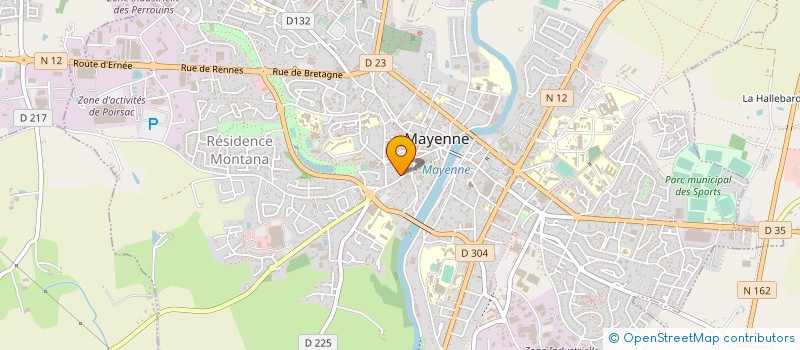 localisation de l'entreprise MADAME STEPHANIE HASLOUIN  MAYENNE