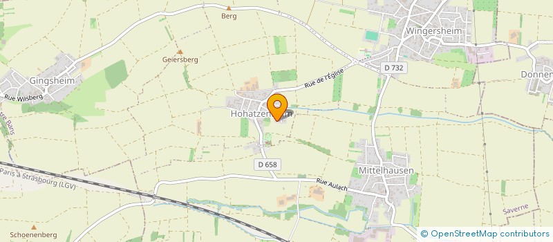 localisation de l'entreprise MADAME STEPHANIE HAUTER  WINGERSHEIM LES QUATRE BANS