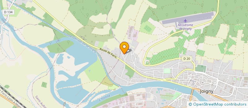 localisation de l'entreprise MADAME STEPHANIE HAZEBROUCQ  JOIGNY