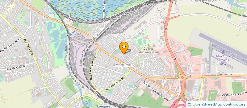localisation de l'entreprise MADAME STEPHANIE HECQUET à LONGUEAU