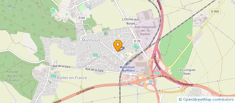 localisation de l'entreprise MADAME STEPHANIE HEENDRICKXEN-SAUVAGE à MONTSOULT