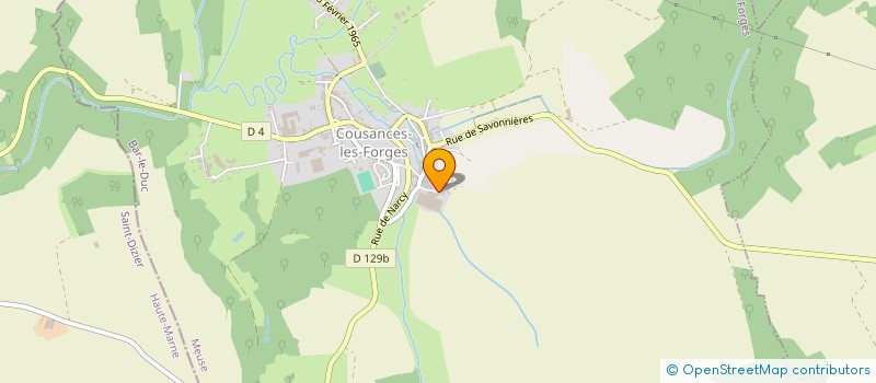 localisation de l'entreprise MADAME STEPHANIE HERTEMANN à COUSANCES-LES-FORGES