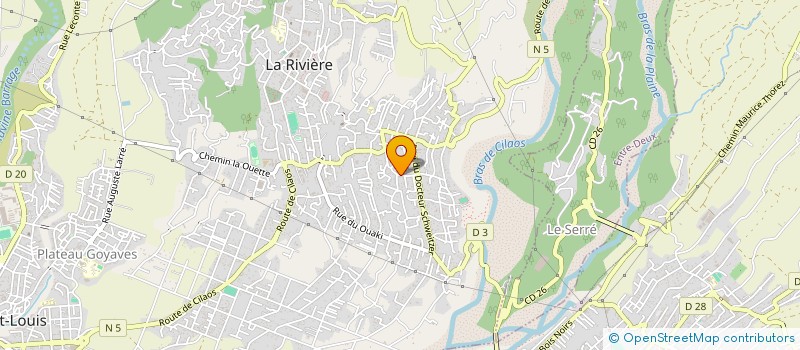 localisation de l'entreprise MADAME STEPHANIE HOARAU  SAINT-LOUIS