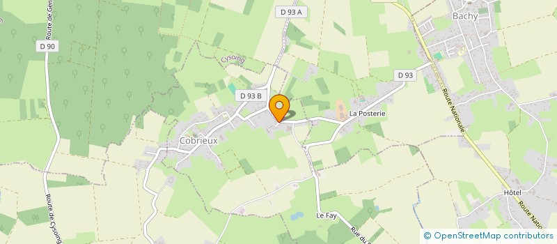 localisation de l'entreprise MADAME STEPHANIE HONORE à COBRIEUX