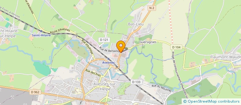 localisation de l'entreprise MADAME STEPHANIE HOURIEZ à AVESNES-SUR-HELPE