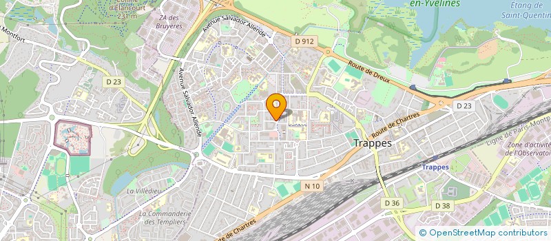 localisation de l'entreprise MADAME STEPHANIE HOURLIER  TRAPPES