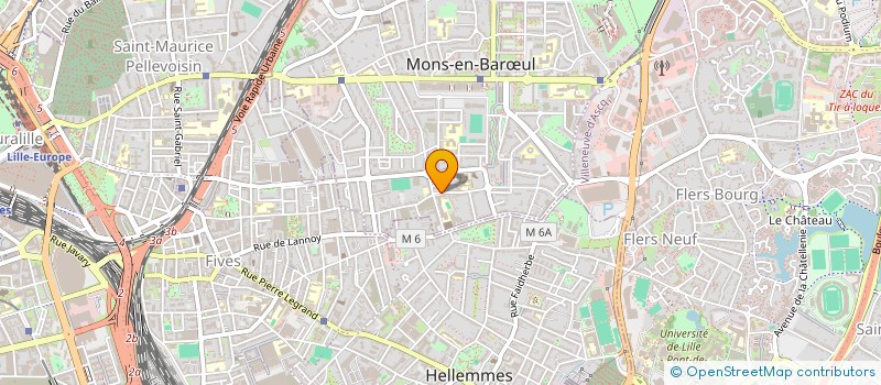 localisation de l'entreprise MADAME STEPHANIE HUGUENOT à MONS-EN-BARŒUL