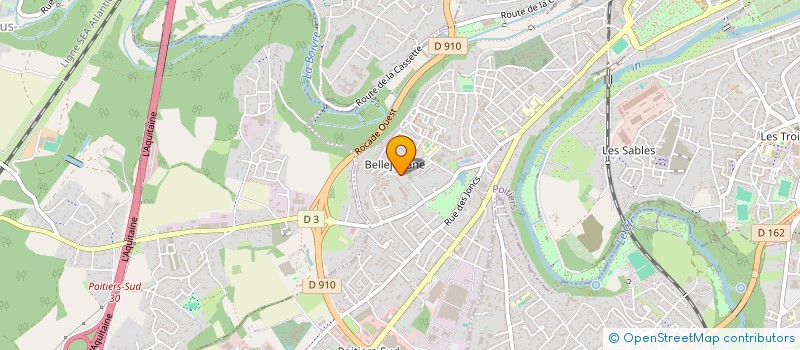 localisation de l'entreprise MADAME STEPHANIE HUGUET à POITIERS