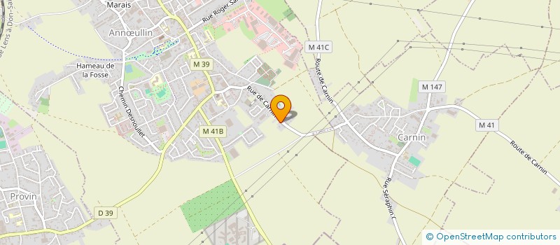 localisation de l'entreprise MADAME STEPHANIE HUNEZ  ANNULLIN