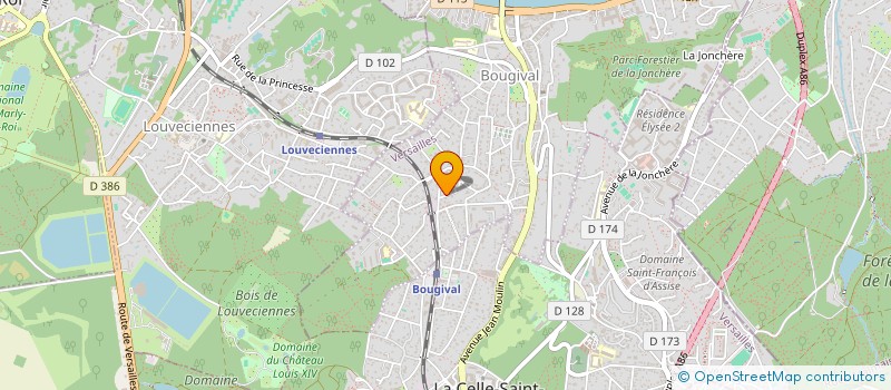 localisation de l'entreprise MADAME STEPHANIE HURTUT  BOUGIVAL