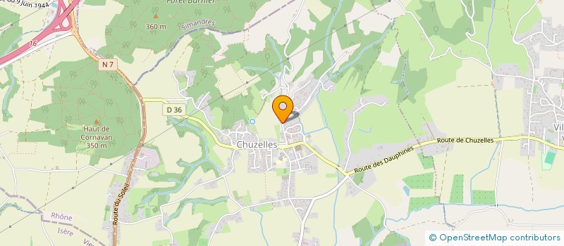 localisation de l'entreprise MADAME STEPHANIE HYVERNAT  CHUZELLES