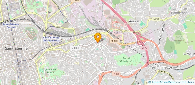 localisation de l'entreprise MADAME STEPHANIE IGNACE  SAINT-ETIENNE