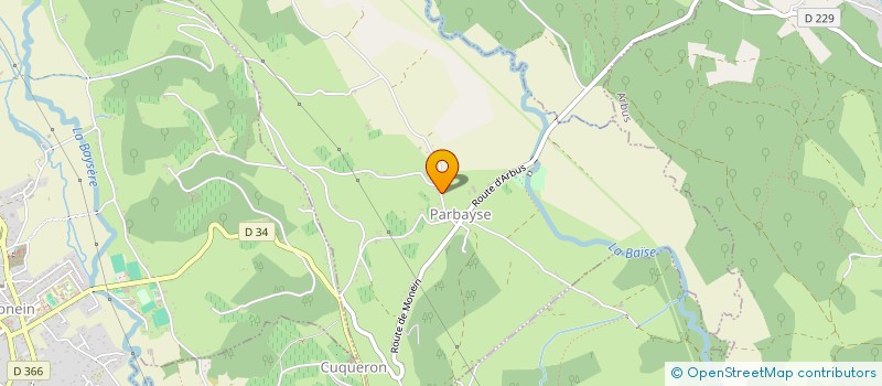 localisation de l'entreprise MADAME STEPHANIE ISENBART  PARBAYSE