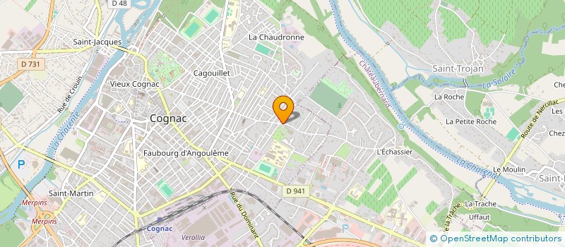 localisation de l'entreprise MADAME STEPHANIE ISOPESCU à COGNAC