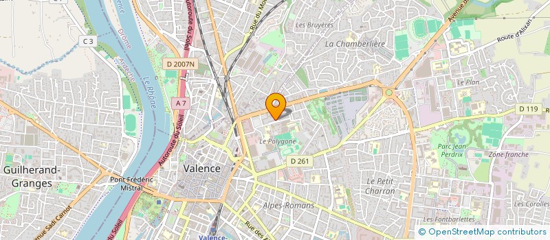 localisation de l'entreprise MADAME STEPHANIE IURILLO  VALENCE