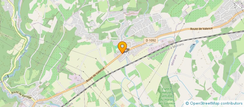 localisation de l'entreprise MADAME STEPHANIE JACQUELIN  VOUREY