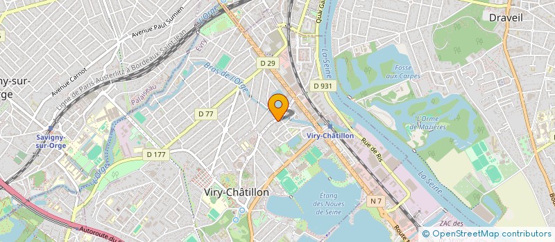 localisation de l'entreprise MADAME STEPHANIE JACQUEMAIN à VIRY-CHATILLON