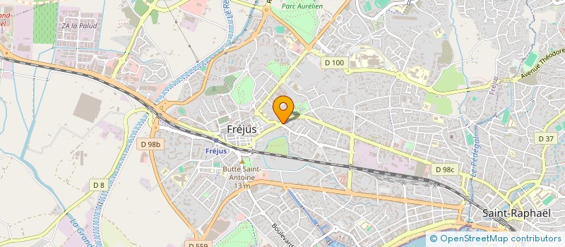 localisation de l'entreprise MADAME STEPHANIE JACQUES à FREJUS